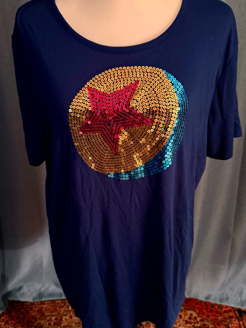 Disney Pixar Sequin Ball Logo Tee